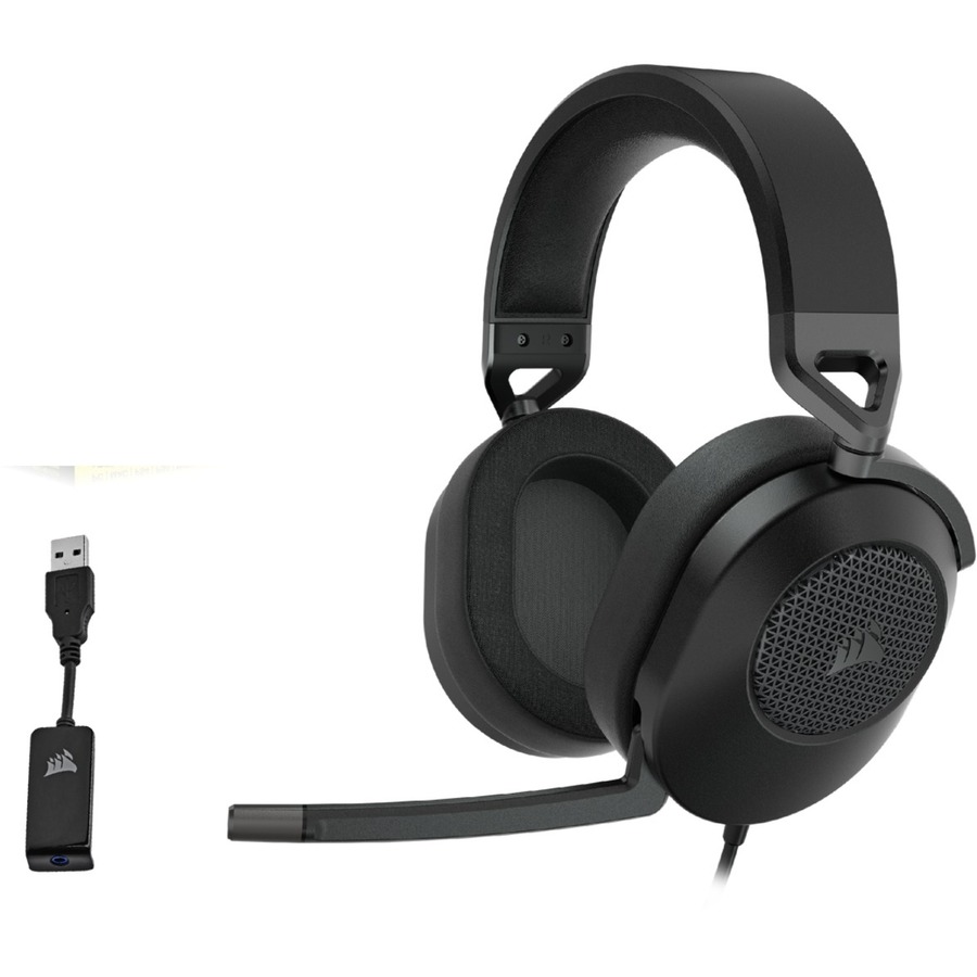 CORSAIR HS65 SURROUND HEADSET, CARBON - NA