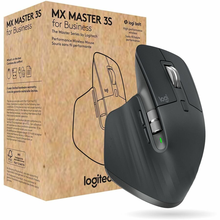 MX MASTER 3S FOR BUSINESS GRAPHITE BROWN BOX MULTI 4