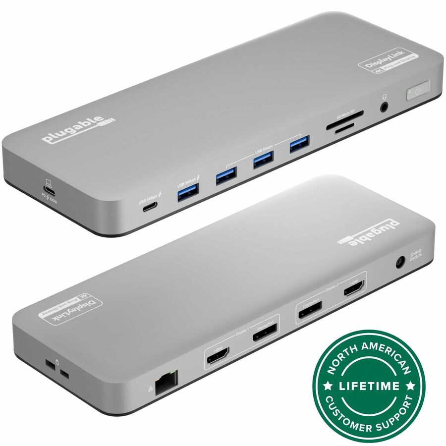 PLUGABLE USBC DUAL 4K DOCK 100W
