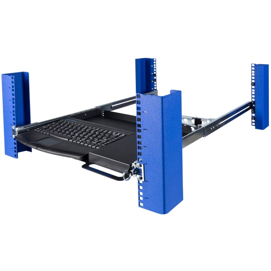1U SLIDING SHELF WITH USB KEYBOARD WITH TRACKPAD, INCLUDES CABLE MANAGEMENT ARM