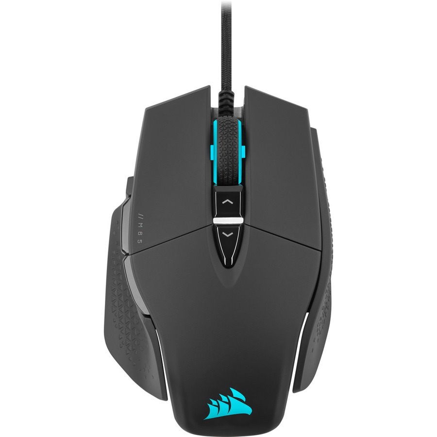CORSAIR M65 RGB ULTRA GAMING MOUSE, BACKLIT RGB LED, OPTICAL, SILVER ALU, BLACK,