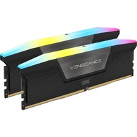 CORSAIR Vengeance RGB 32GB (2x16GB) DDR5 6000MHz CL40 Black 1.35V - Desktop Memory -  (CMH32GX5M2B6000C40)