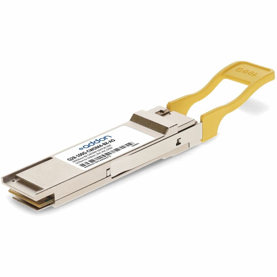 ADDON MSA AND TAA COMPLIANT 100GBASE-BX CWDM4 QSFP28 TRANSCEIVER (SMF, 1270NM TO