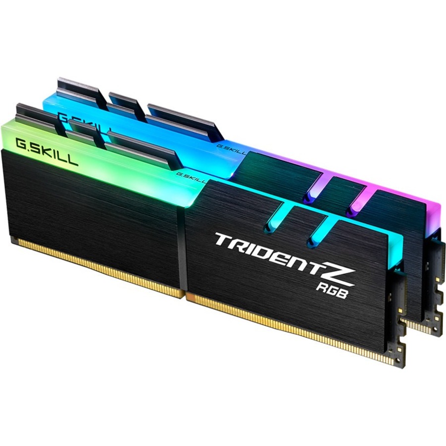 G.SKILL Trident Z RGB 64GB (2x32GB) DDR4 4000MHz CL18 Black 1.4V UDIMM - Desktop Memory - INTEL XMP/ AMD (F4-4000C18D-64GTZR)