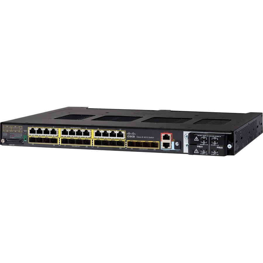 IE4010 W/ 12GE SFP, 12GE COPPER POE+ & 4GE SFP UPLINK PORTS