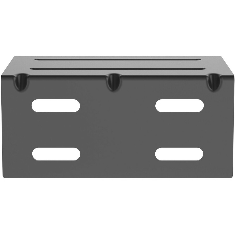 WIRE BASKET WALL TERM BRKT BLK