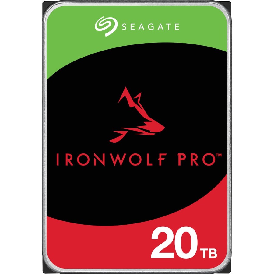 Seagate IronWolf Pro 20TB Hard Drive 3.5" Internal SATA (SATA/600)(ST20000NT001)(Open Box)