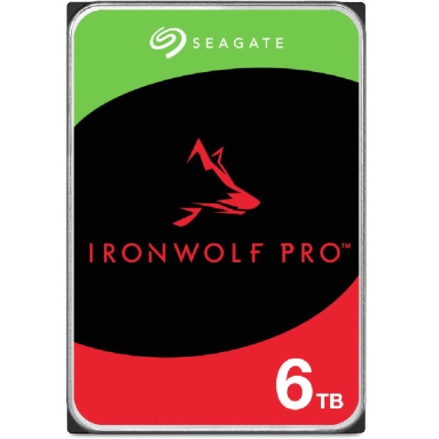 Seagate IronWolf Pro 6TB Hard Drive 3.5" Internal  SATA (SATA/600) (ST6000NT001)(Open Box)
