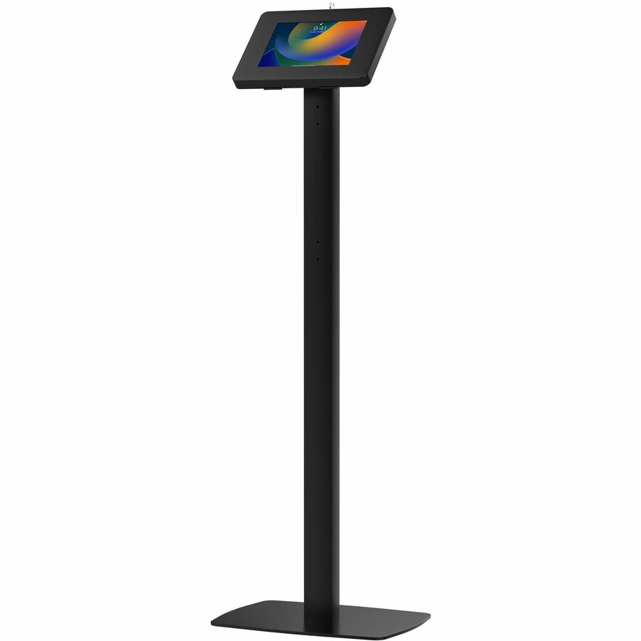 THIN PROFILE FLOOR STAND W/ SMALL PARAGON ENCLOSURE (BLACK)