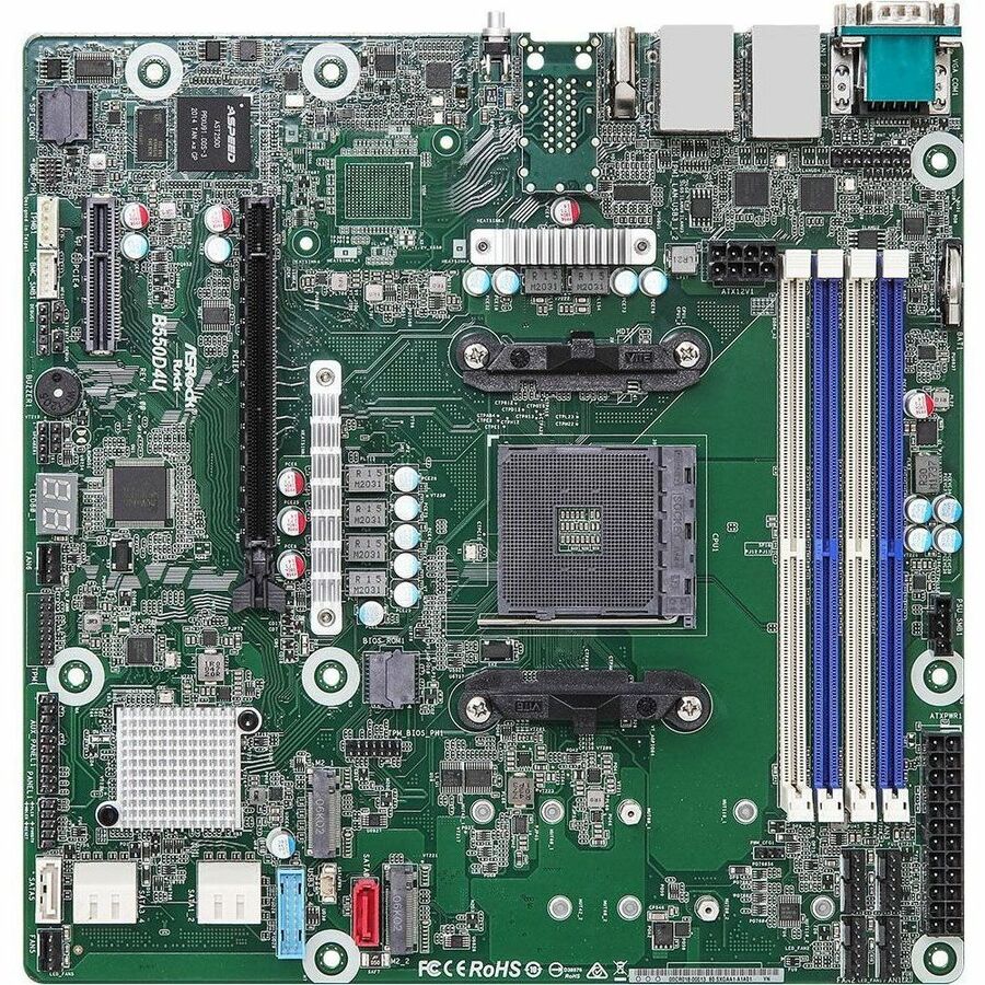 SUPPORT AMD RYZEN 5000 SERIES DESKTOP PROCESSORS SUPPORT 4 X DIMM SLOTS (2DPC),