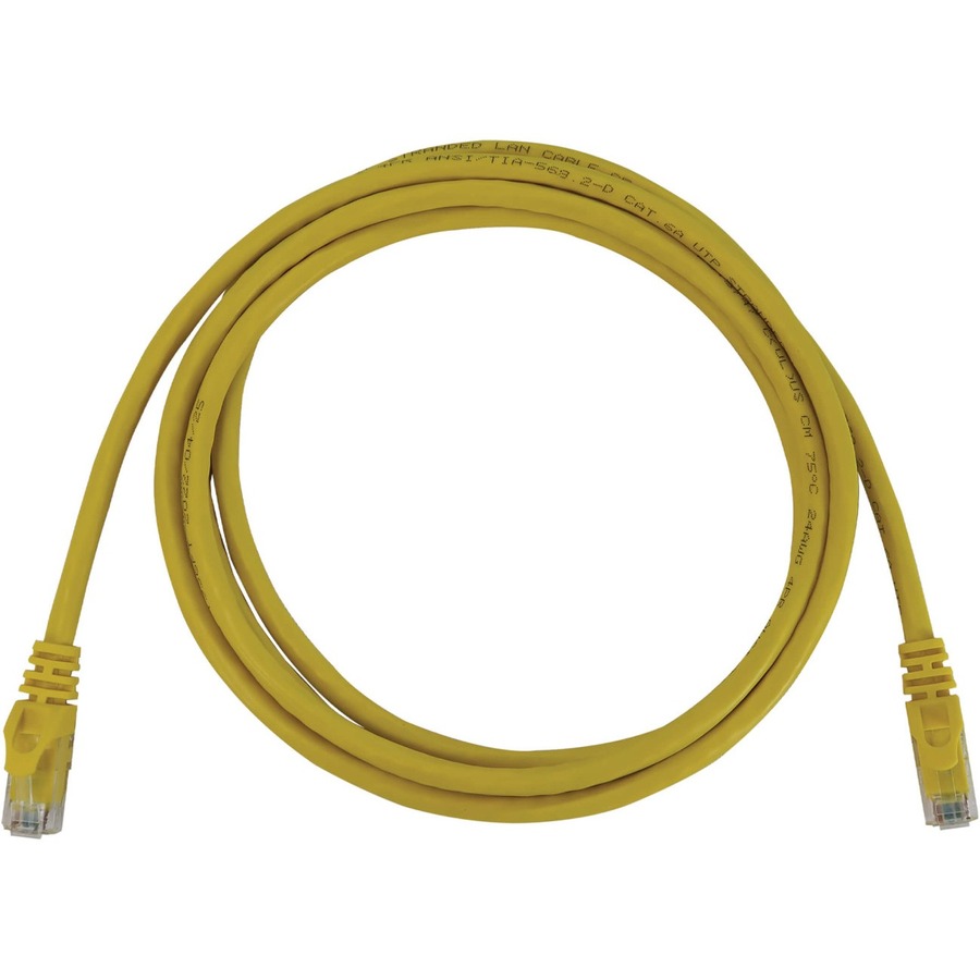 CAT6A10G RJ45M/M POE YELLOW 5FT. 1.5M