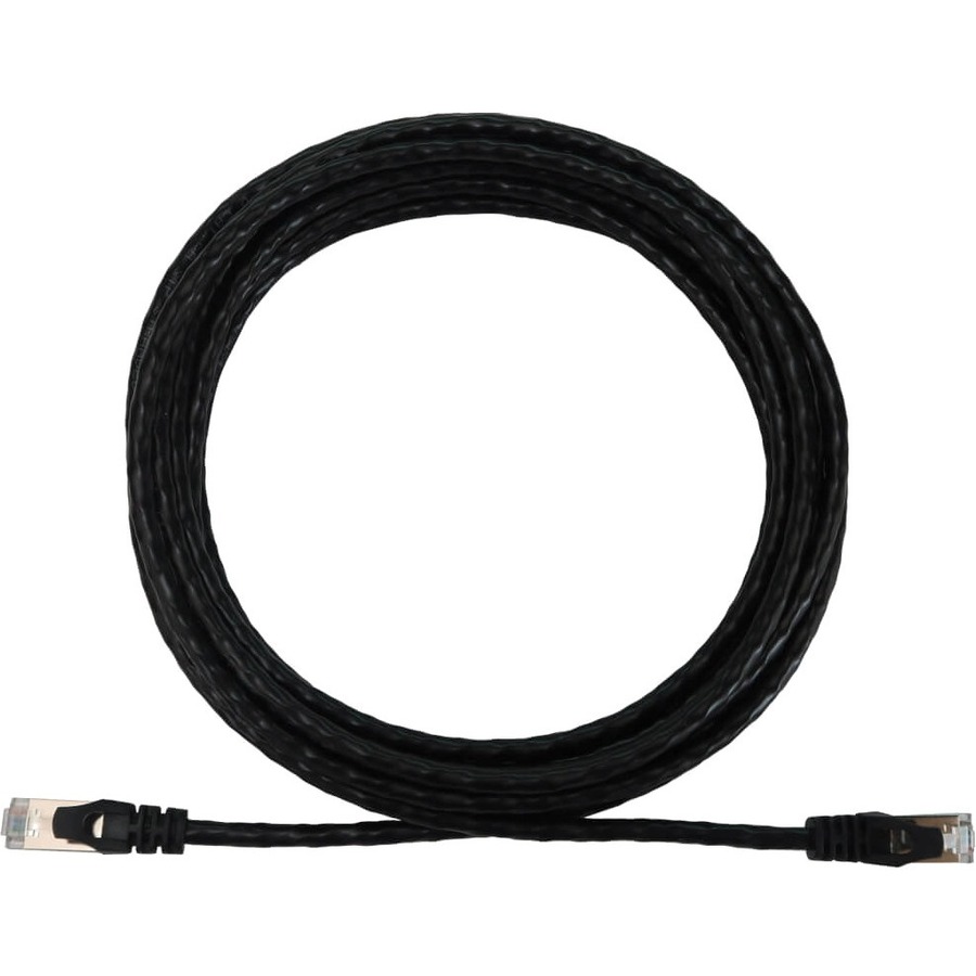 Tripp Lite by Eaton Cat6a 10G Snagless Shielded Slim STP Ethernet Cable (RJ45 M/M), PoE, Black, 10 ft. (3.1 m)