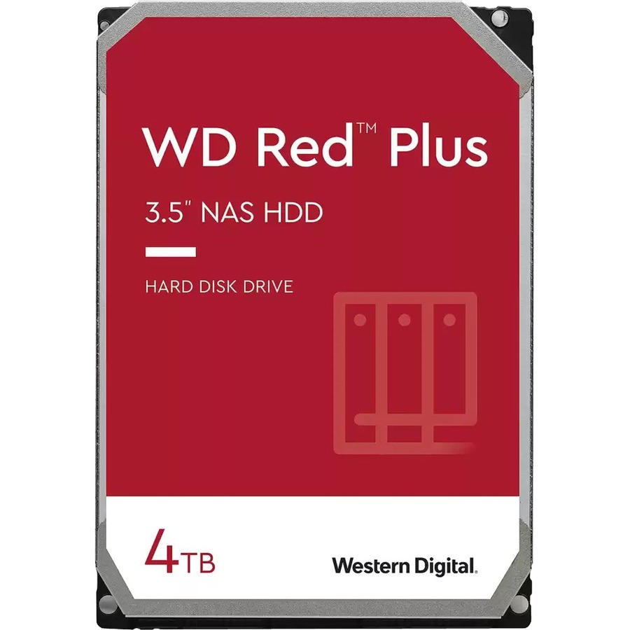 isque dur NAS WD Red Plus 4 To 3,5" SATA (SATA/600) 5400 tr/min (WD40EFPX