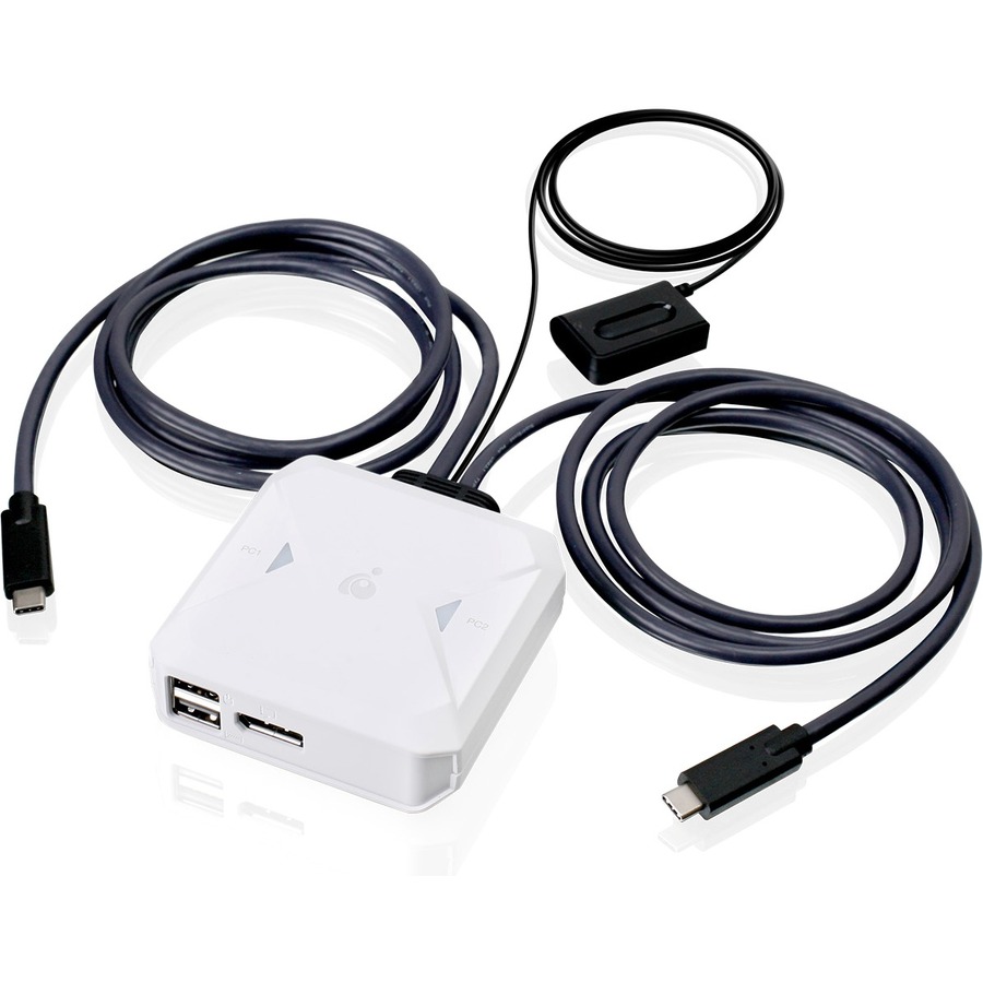 2-PORT 4K USB-C KVM SWITCH WITH DISPLAYPORT OUTPUT