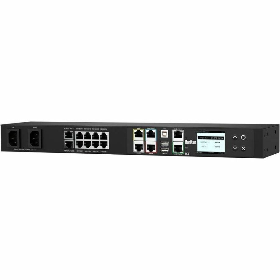 1U SMART RACK CONTROLLER WITH, 2 X TERMINALS (48VDC), 1 X RJ-45 SENSOR PORT, 1 X