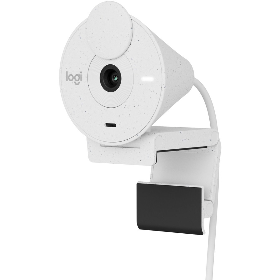 Logitech BRIO 300 Webcam - 2 Megapixel - 30 fps - Off White - USB Type C - Retail - 1920 x 1080 Video - Fixed Focus - with Microphone
