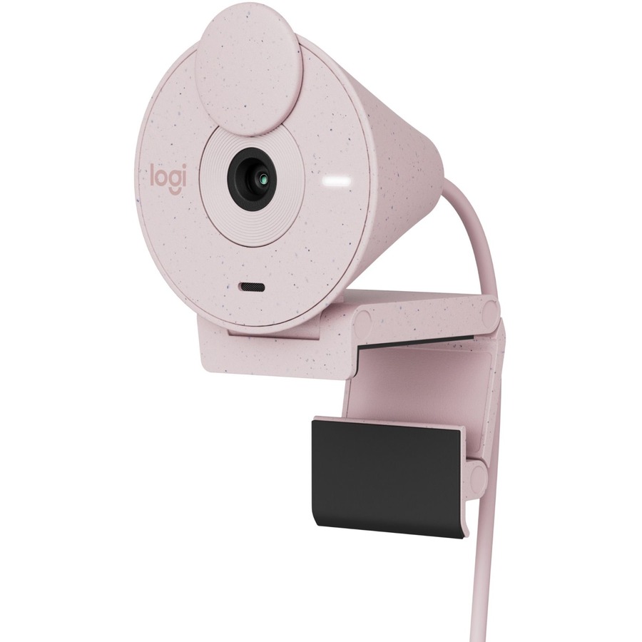 Logitech BRIO 300 Webcam - 2 Megapixel - 30 fps - Rose - USB Type C - 1920 x 1080 Video - Fixed Focus - with Microphone