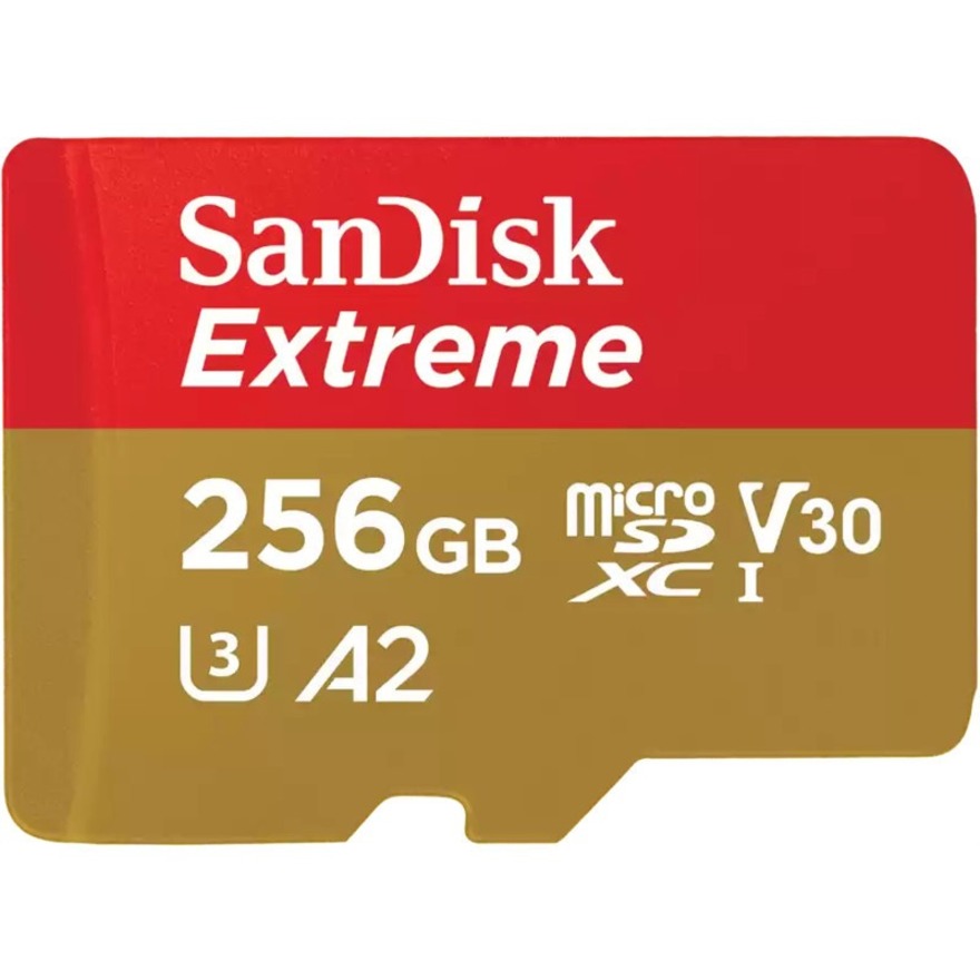 SANDISK EXTREME, MICROSDXC, MEMORY CARD, 256GB, UHS-I