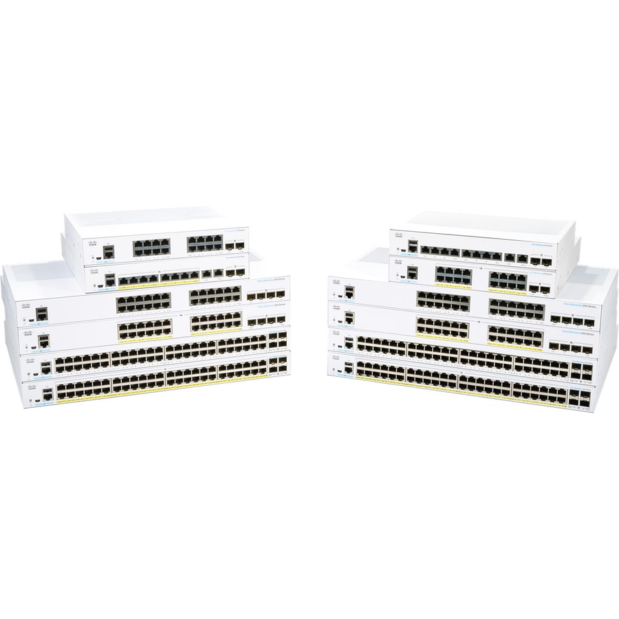 CBS250 SMART 24-PORT GE, POE, 4X10G SFP+ REMANUFACTURED