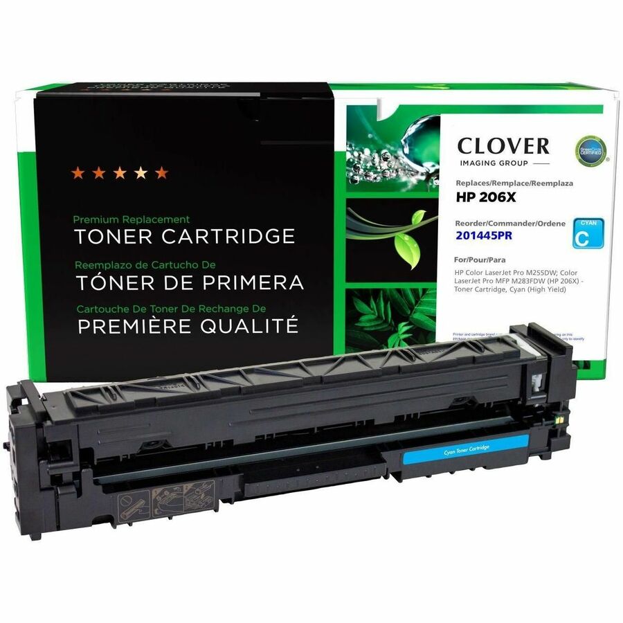 CLOVER IMAGING REMAN FOR HP W2111X 206X CYAN NOT FOR MPS USE DOES NOT INCLUDE TO