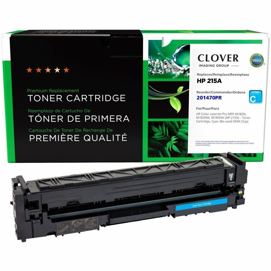 CLOVER IMAGING REMANUFACTURED HP W2311A 215A CYAN TONER CARTRIDGE FOR USE IN M18