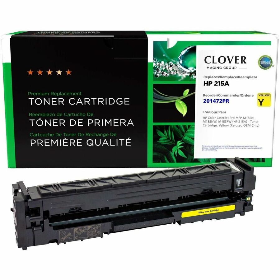 CLOVER IMAGING REMANUFACTURED HP W2312A 215A YELLOW TONER CARTRIDGE FOR USE IN M