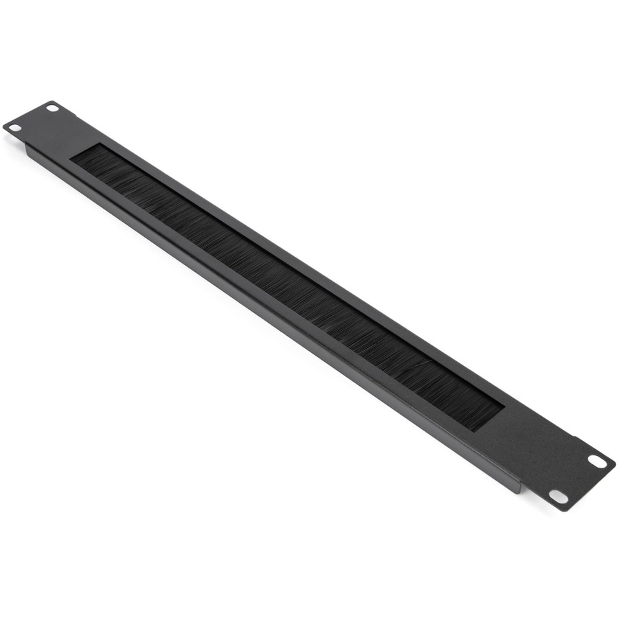 UNIVERSAL 1U RACK MOUNT BRUSH PANEL - RACK CABLE MANAGEMENT - 1U RACK HEIGHT - H