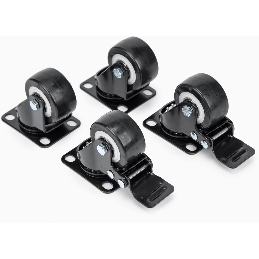 HEAVY DUTY CASTERS FOR RACKS/CABINETS/ENCLOSURES - 4 UNIVERSAL M6 2IN CASTER WHE