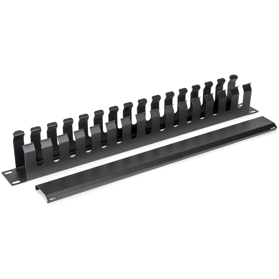 1U HORIZONTAL RACK SERVER CABINET MOUNT CABLE MANAGEMENT - 1U RACK HEIGHT - 19IN