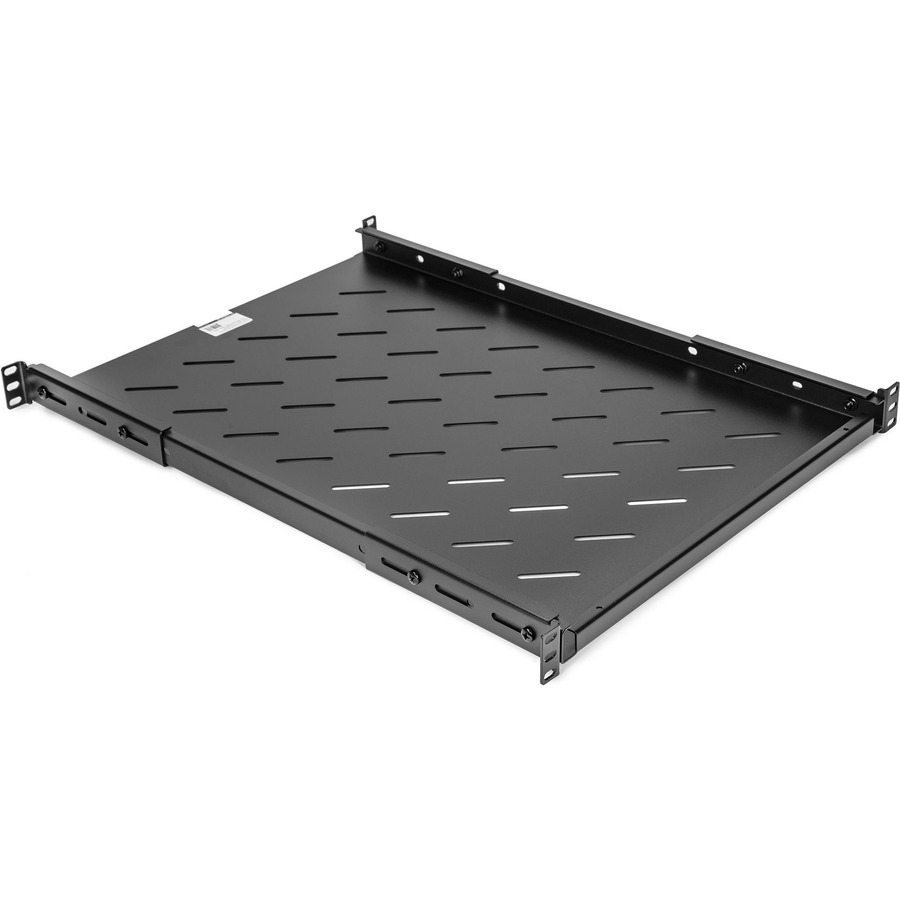 1U UNIVERSAL VENTED RACK MOUNT SHELF - 25.6IN (650MM) DEPTH - IMPROVED COOLING -