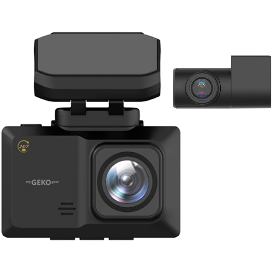 Mygekogear by Adesso Orbit 951 1080p Front + Rear Full HD Dash Camera Surveillan