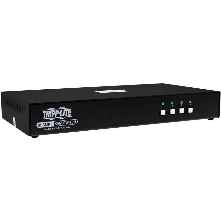 EATON TRIPP LITE SERIES SECURE KVM SWITCH, 4-PORT, SINGLE HEAD, DISPLAYPORT TO D