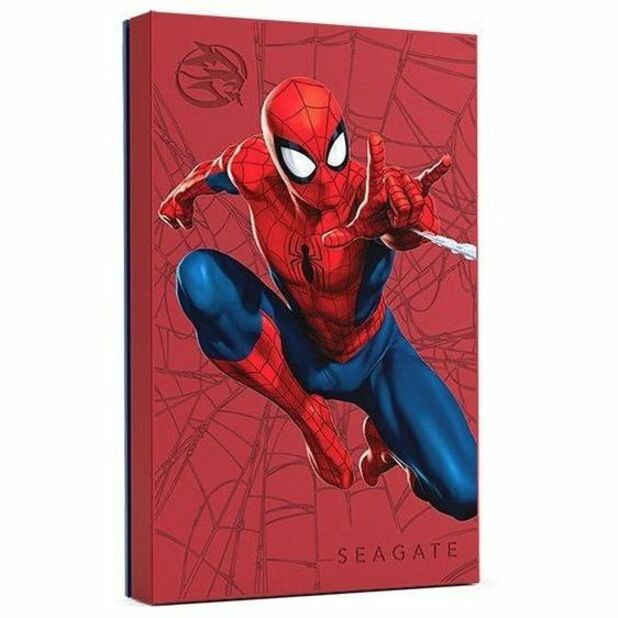 Disque dur externe FireCuda Seagate Spider-Man 2 To Édition Spéciale USB 3.2 Rouge (STKL2000417)