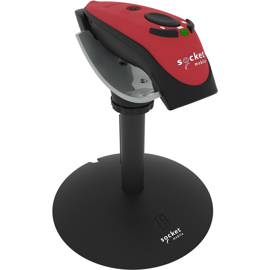 DURASCAN D720, GENERAL PURPOSE BARCODE READER, RED & CHARGING STAND