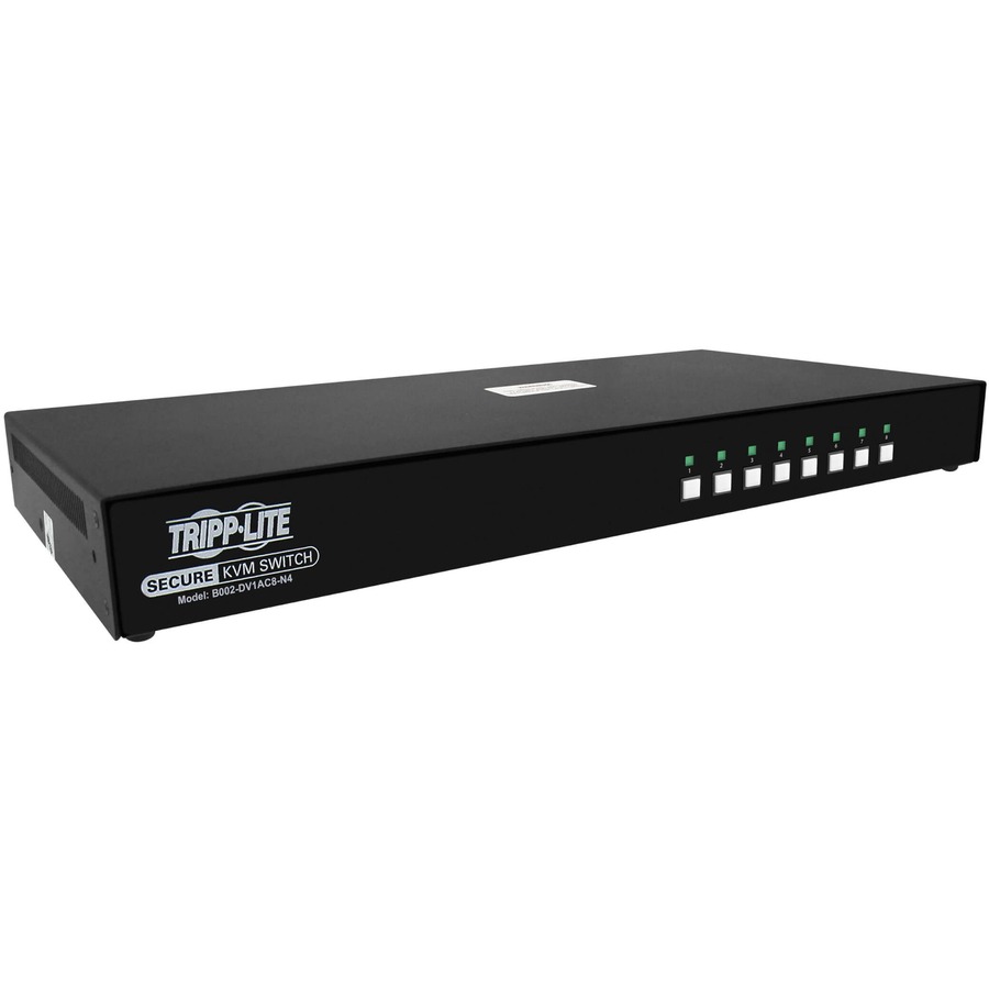 EATON TRIPP LITE SERIES SECURE KVM SWITCH, 8-PORT, SINGLE HEAD, DVI TO DVI, NIAP