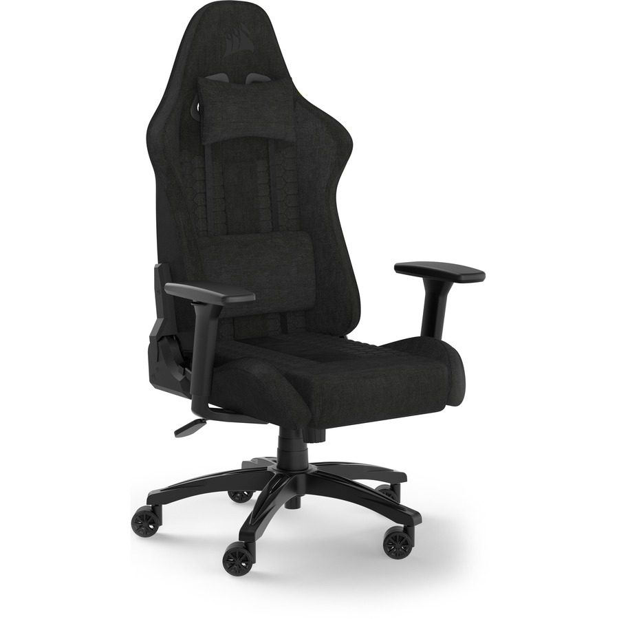 CORSAIR TC100 RELAXED - FABRIC GAMING CHAIR, BLACK/BLACK