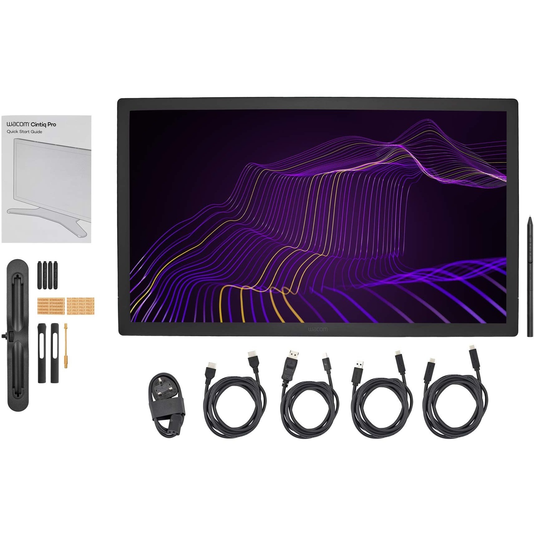 Wacom Cintiq Pro 27 Display Tablet was designed and engineered for professionals to create a harmonious creative process betwee