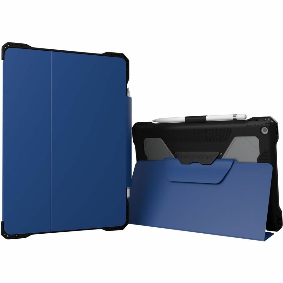 EXTREME FOLIO-X2 FOR IPAD 9 (7/8) 10.2 (2021) (BLUE-NEW WIPEABLE MATERIAL) (BLUE
