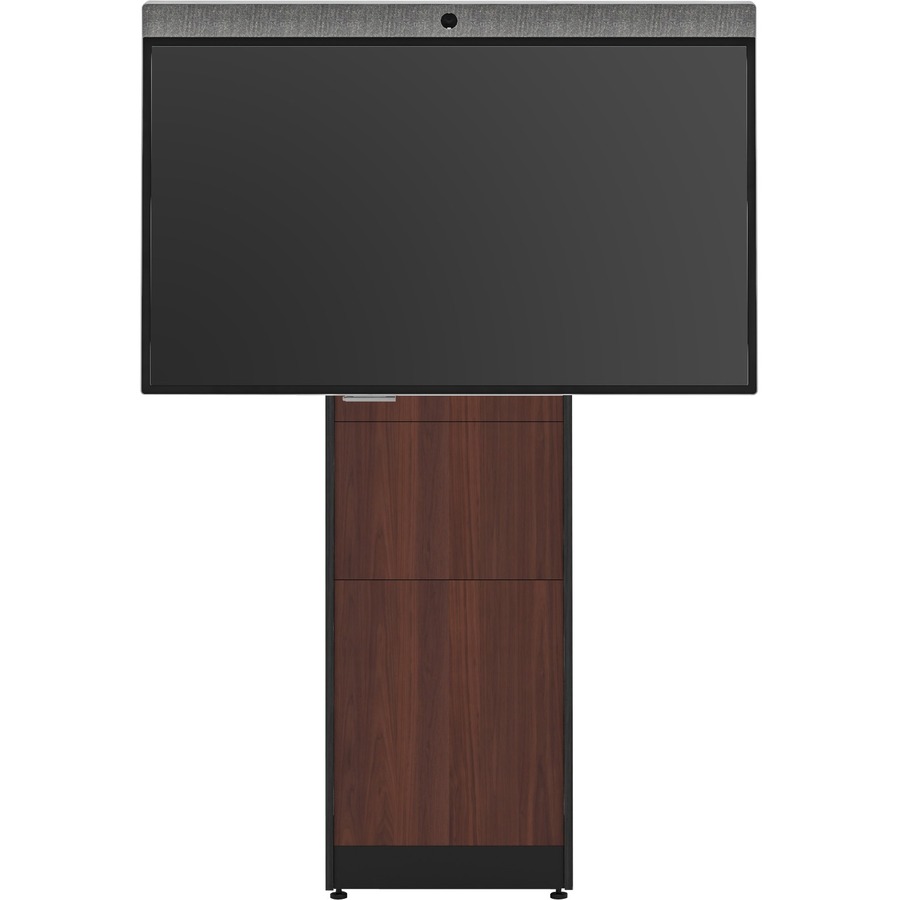 STRUT170, SINGLE MOUNT, MEDIUM WALNUT FRONT, BLACK TRIM