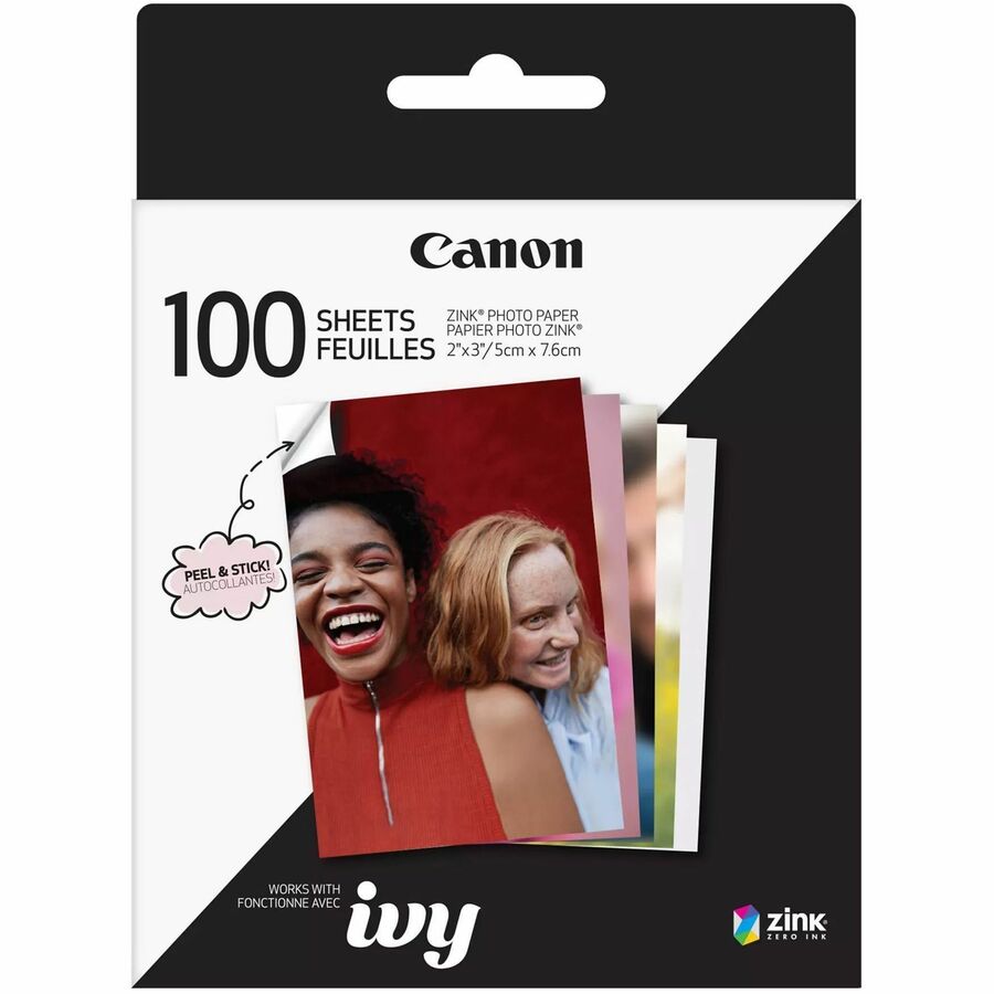 CANON ZINK 2X3 PHOTO STICKER PAPER PACK (100 SHEETS)