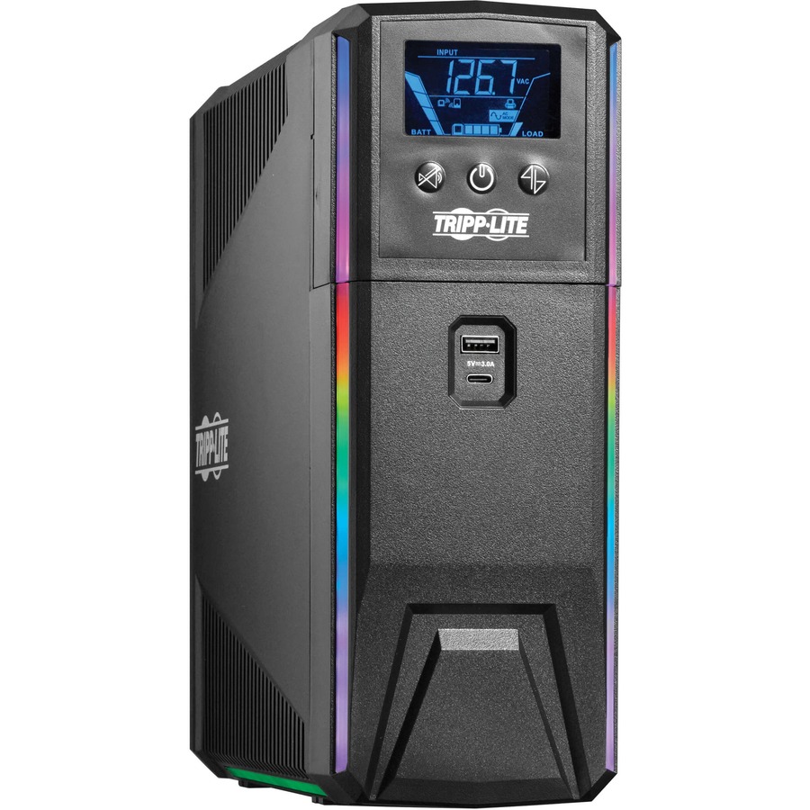 EATON TRIPP LITE SERIES 600VA 360W 120V PURE SINE WAVE GAMING UPS BATTERY BACKUP