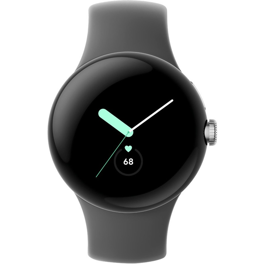 GOOGLE PIXEL WATCH SILVER CASE/CHAR BAND
