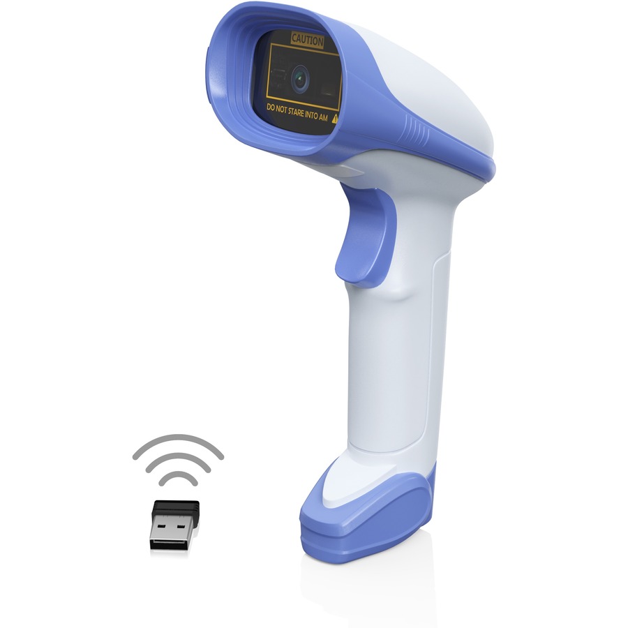 BR200 WIRELESS BARCODE SCANNER-WHITE