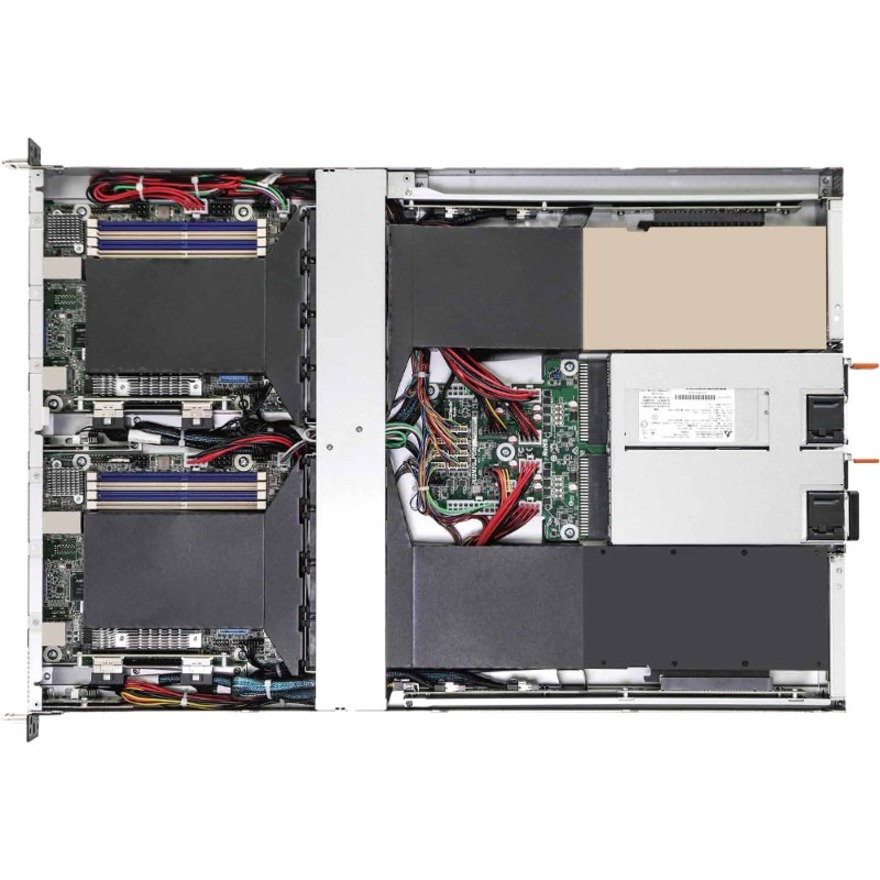 ASROCK RACK 1U2N2G-B550 1U RACKMOUNT MULTI-NODE GPU SERVER BAREBONE SINGLE SOCKE