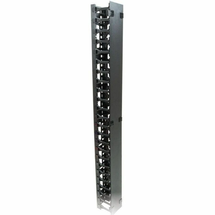 42U VERTICAL PLASTIC CABLE DUCT WITH COVER FOR 800MM 151SW RACKS