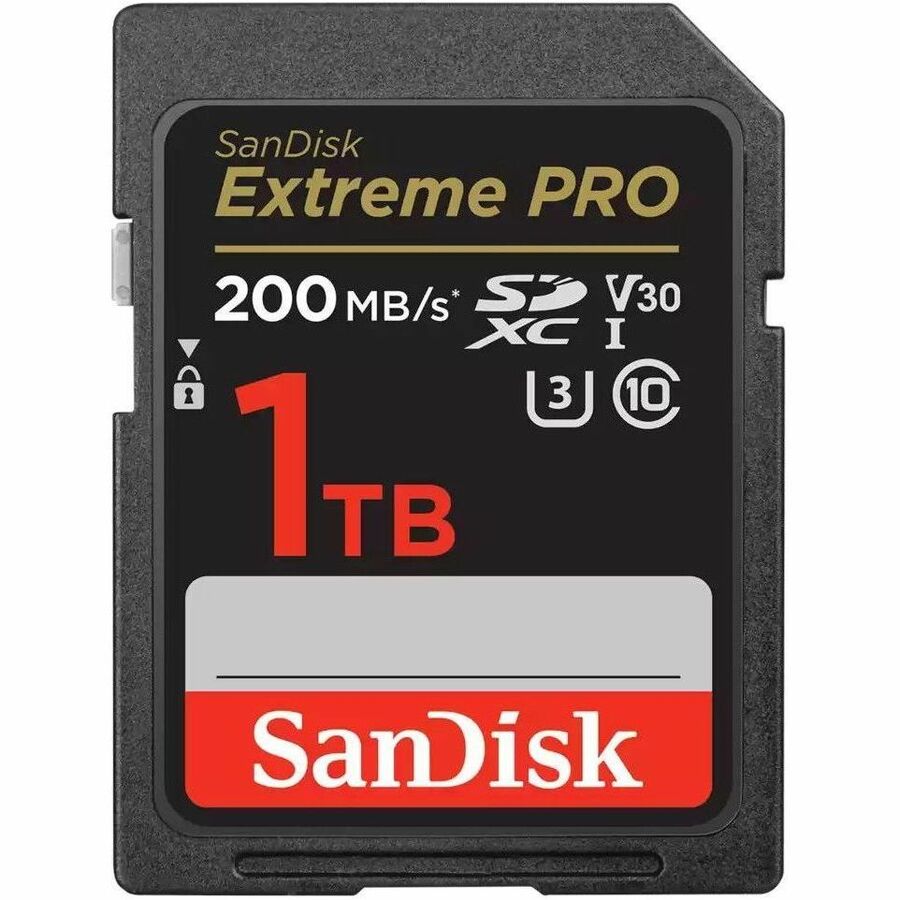 SANDISK EXTREME PRO SDXC MEMORY CARD, 1TB, UHS-I, UP TO 200MB/S READ SPEEDS