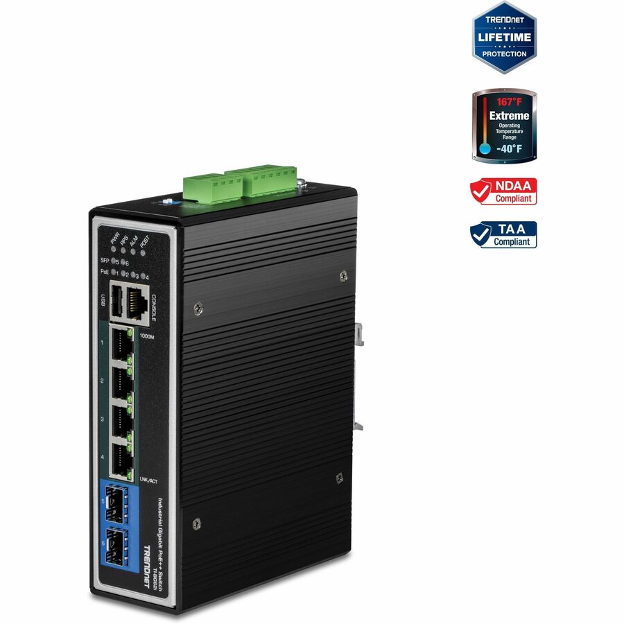 6Port Industrial Gigabit L2+