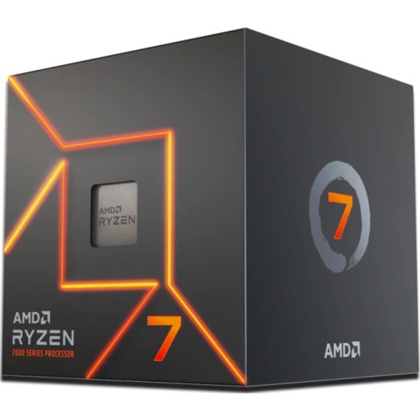 AMD Ryzen 7 7700 8-Coeurs/16-Thread 5nm ZEN 4 avec refroidisseur Wraith Prism | Socket AM5 5.3GHz boost, 40Mb Cache 65W 100-1000000592BOX