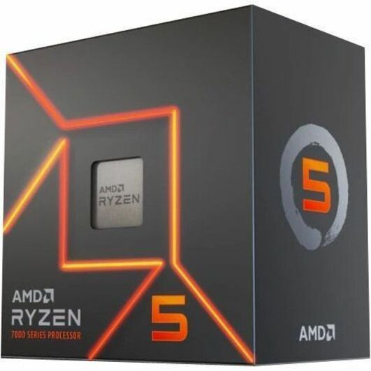 AMD Ryzen 5 7600 6-Coeurs/12Thread 5nm ZEN 4 avec refroidisseur furtif Wraith | Socket AM5 5.2GHz boost, 65W 100-100001015BOX