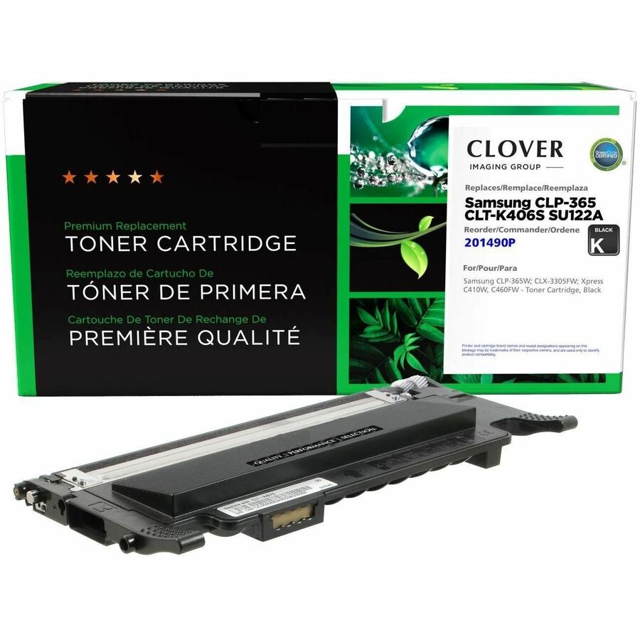 CLOVER IMAGING REMANUFACTURED SAMSUNG CLT-K406S / SU122A BLACK TONER CARTRIDGE